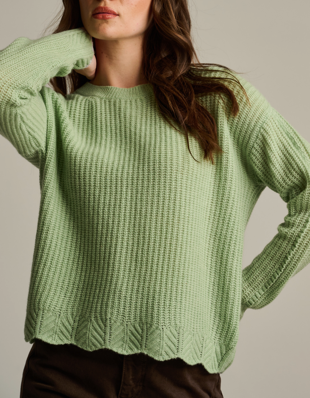 LISA TODD PURE RUFFLE SWEATER