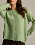 LISA TODD PURE RUFFLE SWEATER