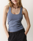 MARINE LAYER LEXI RIB SCOOP TANK