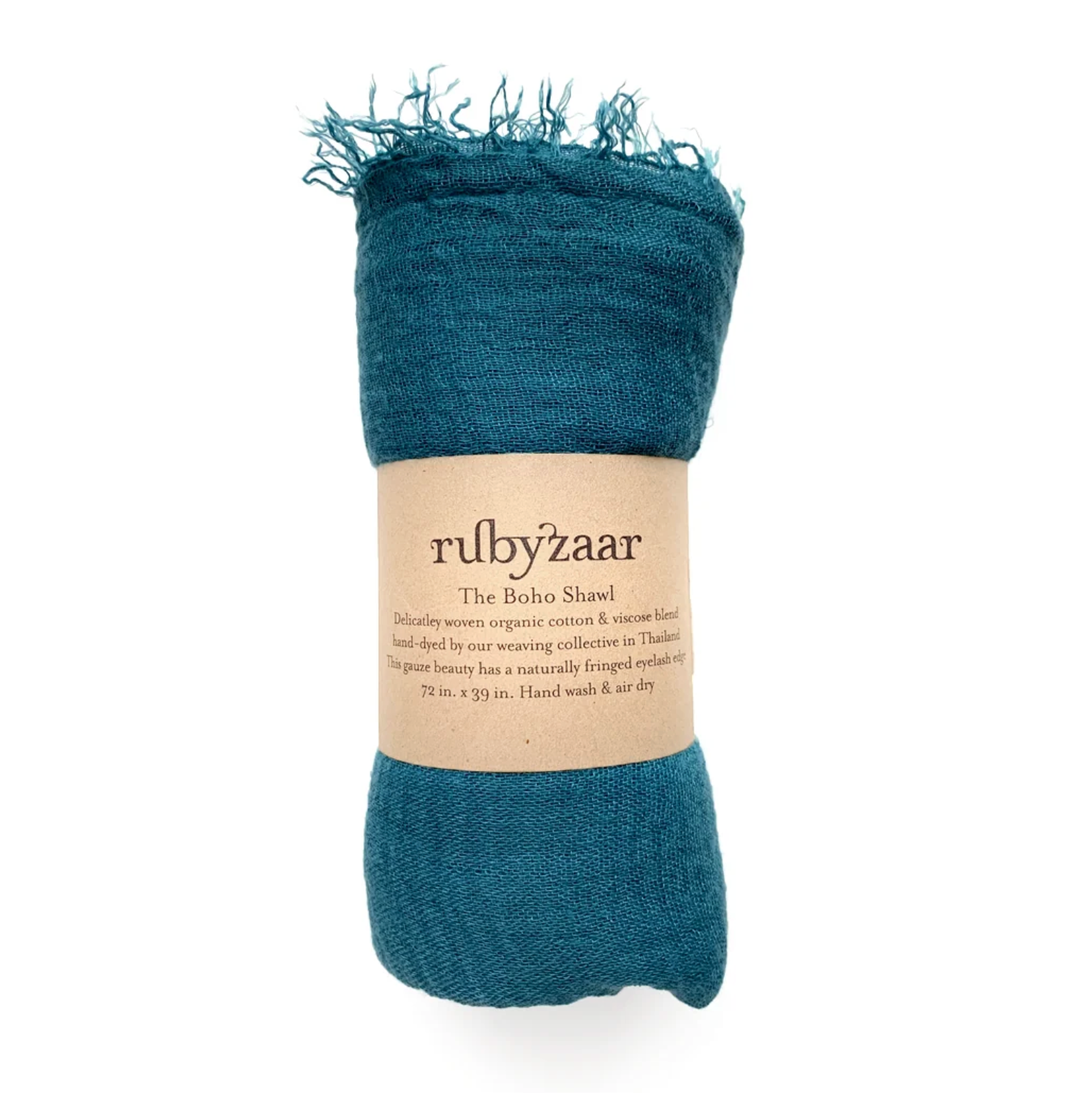 RUBYZAAR GAUZE BOHO SCARF