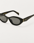 Z SUPPLY BACKSTAGE SUNGLASSES - POLISHED BLACK/GREY