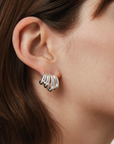 JENNY BIRD SILVER MONROE EARRING