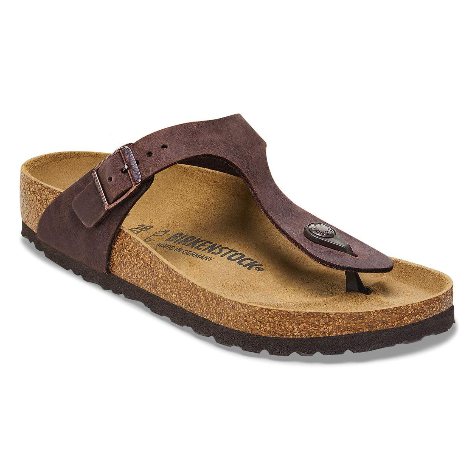 BIRKENSTOCK GIZEH OILED LEATHER - REGULAR