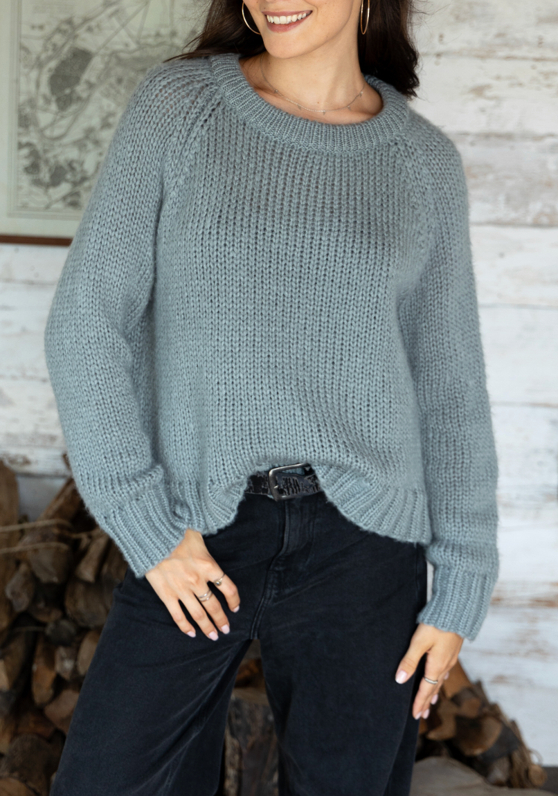 WOODEN SHIPS LUKE RAGLAN CREW SUPER CHUNKY