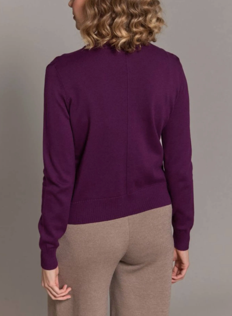 ALASHAN COTTON CASHMERE STACY SHRUNKEN CREW NECK