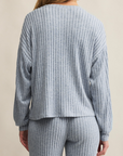 Z SUPPLY DAYDREAM RIB LS TOP