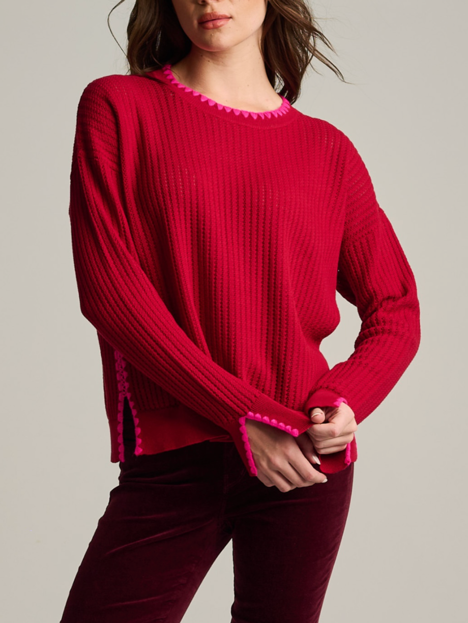LISA TODD POWER STITCH SWEATER