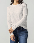 LILLA P BACK SEAM LONG SLEEVE CREW NECK