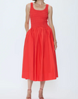 PISTOLA ALESSIA SMOCKED DROP WAIST DRESS