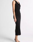 VINCE COWL NECK TANK DRESS