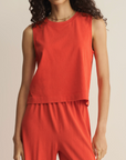 Z SUPPLY SLOANE JERSEY MUSCLE TANK