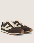 VINCE OASIS SUEDE + HERRINGBONE RUNNER SNEAKER