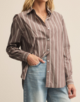 Z SUPPLY SEAPORT STRIPED POPLIN SHIRT