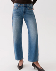 PISTOLA LEXI MID RISE BOWED STRAIGHT