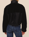 BELLA DAHL FUNNEL NECK UTILITY SHERPA JACKET