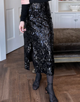 EMERSON FRY SEQUIN PENCIL SKIRT