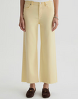 AG SAIGE WIDE LEG CROP SUNSHINE YELLOW