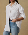 FAHERTY COASTAL POPLIN RELAXED SHIRT