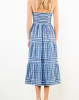 THML BONNIE GINGHAM MIDI DRESS