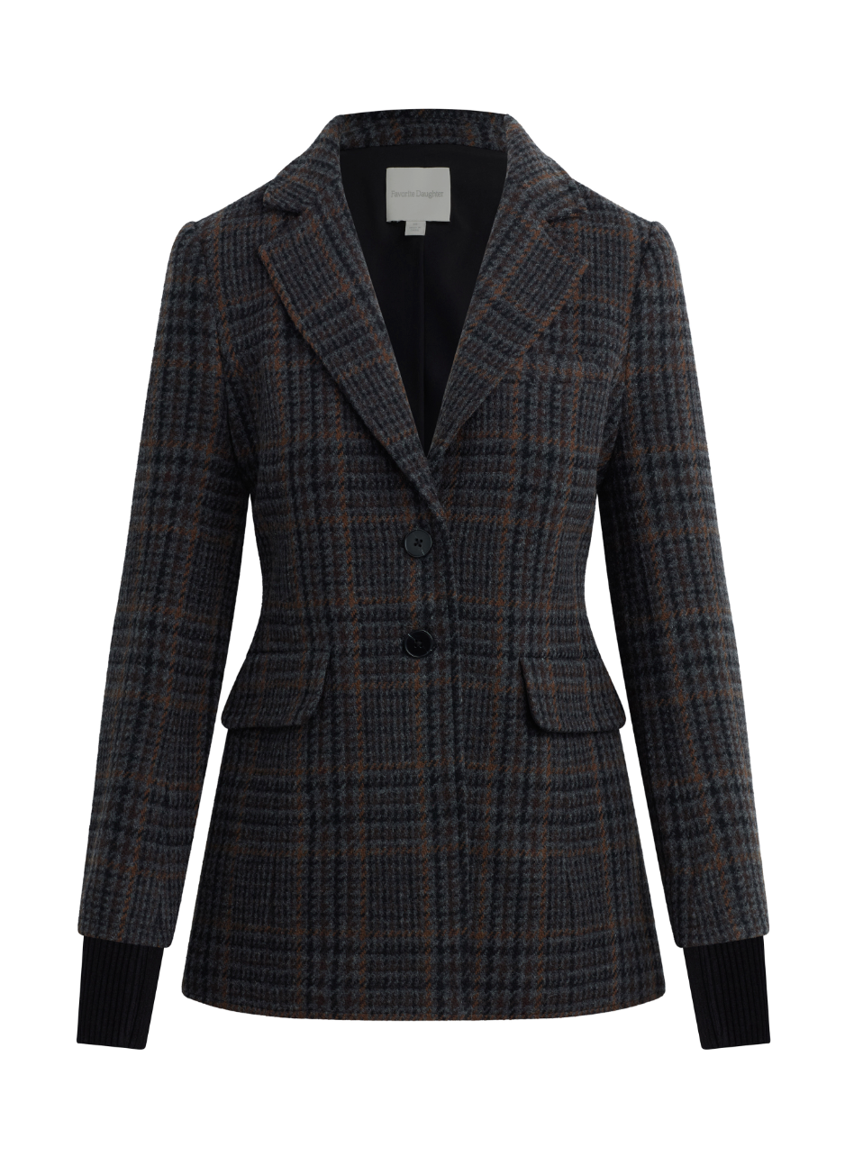 FAVORITE DAUGHTER THE PLAID CITY BLAZER
