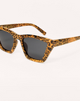 Z SUPPLY VILLA SUNGLASSES - LEOPARD/GREY