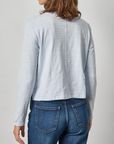 LILLA P LONG SLEEVE CROPPED BOYFRIEND TEE