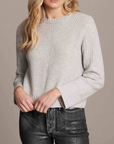 ALASHAN CASHMERE MERINO KAYLEE TEXTURED CREW NECK