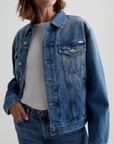 AG RAMIE OVERSIZED TRUCKER JACKET