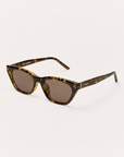 Z SUPPLY MIDNITE SUNGLASSES - BROWN TORTOISE/BROWN