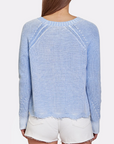 AUTUMN CASHMERE DISTRESSED INKED SCALLOP SHAKER V