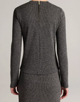VINCE HOUNDSTOOTH L/S CREW