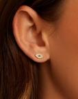 GORJANA EVIL EYE SINGLE STUD