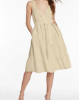 AMANDA UPRICHARD CORTLAND LINEN DRESS