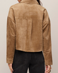 Z SUPPLY ALL DAY CROPPED SUEDE JACKET