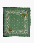 CHAN LUU EMBROIDERED FLORAL BANDANA