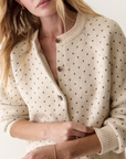 MARINE LAYER POLKA DOT CARDIGAN