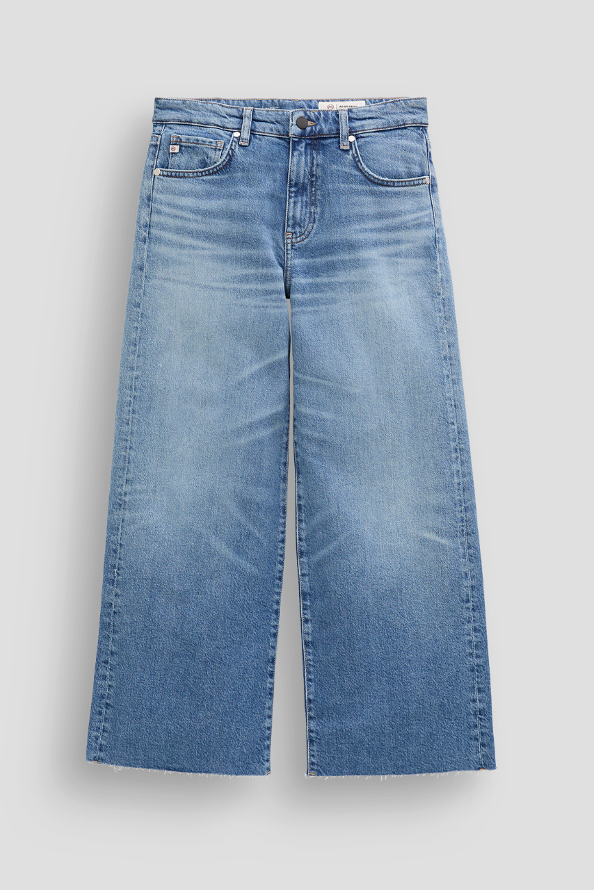 AG SAIGE MID RISE WIDE LEG CROP DUET