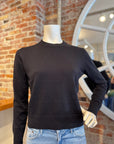 ALASHAN COTTON CASHMERE STACY SHRUNKEN CREW NECK