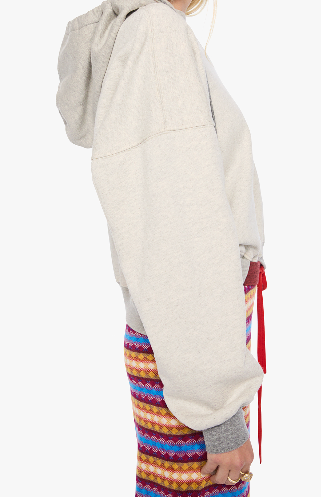 MOTHER THE HALF BASE HOODIE