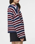 FRENCH CONNECTION CHUNKY ALPACA CREW NECK PULLOVER