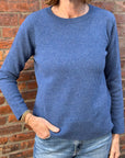 ALASHAN CASHMERE MERINO EASY CREW NECK PULLOVER