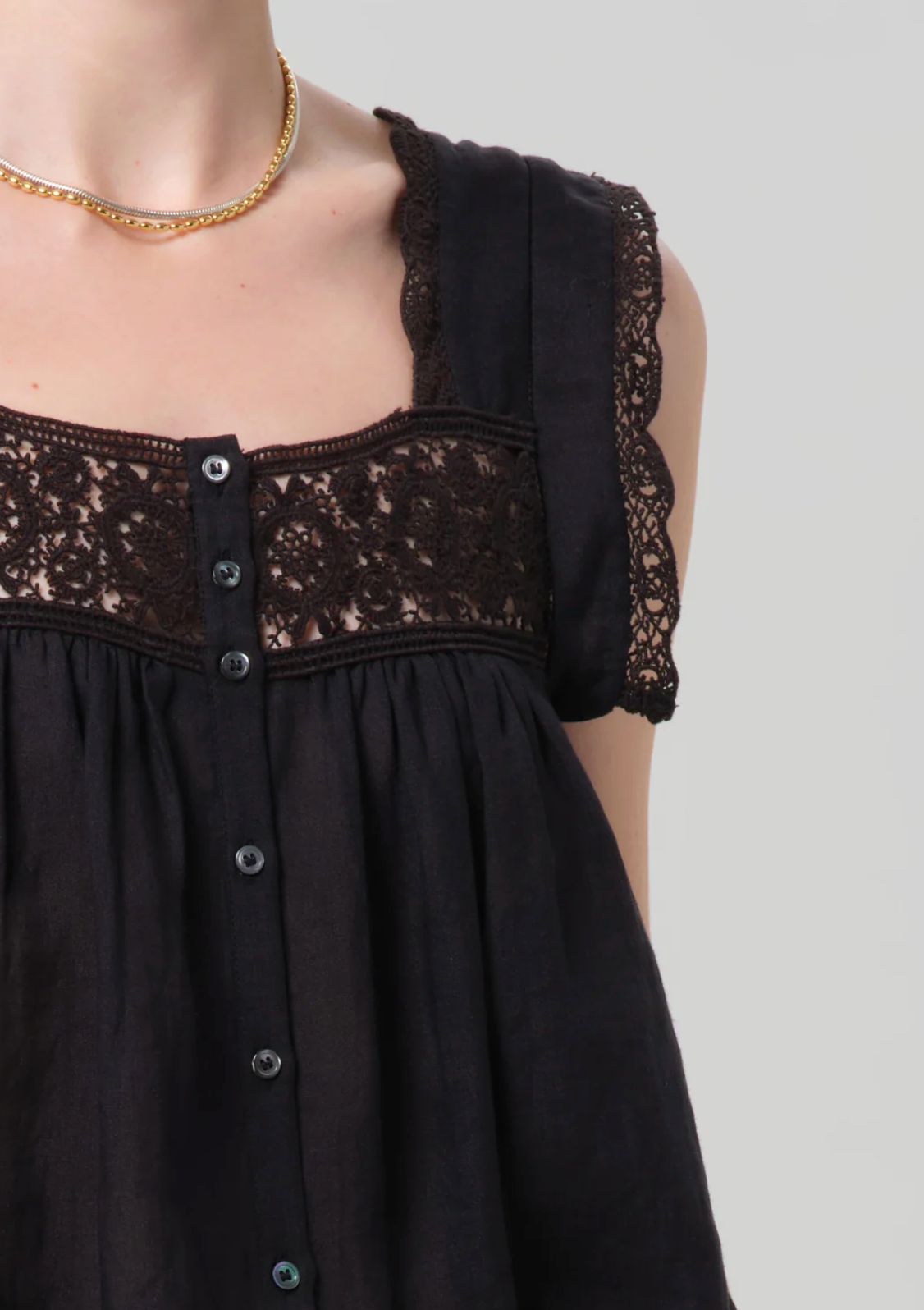 CITIZENS OF HUMANITY MIA EMBROIDERED TOP