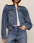 Z SUPPLY THE DAILY DENIM SHERPA JACKET