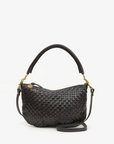 CLARE V WOVEN PETIT MOYEN MESSENGER