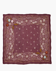 CHAN LUU EMBROIDERED FLORAL BANDANA