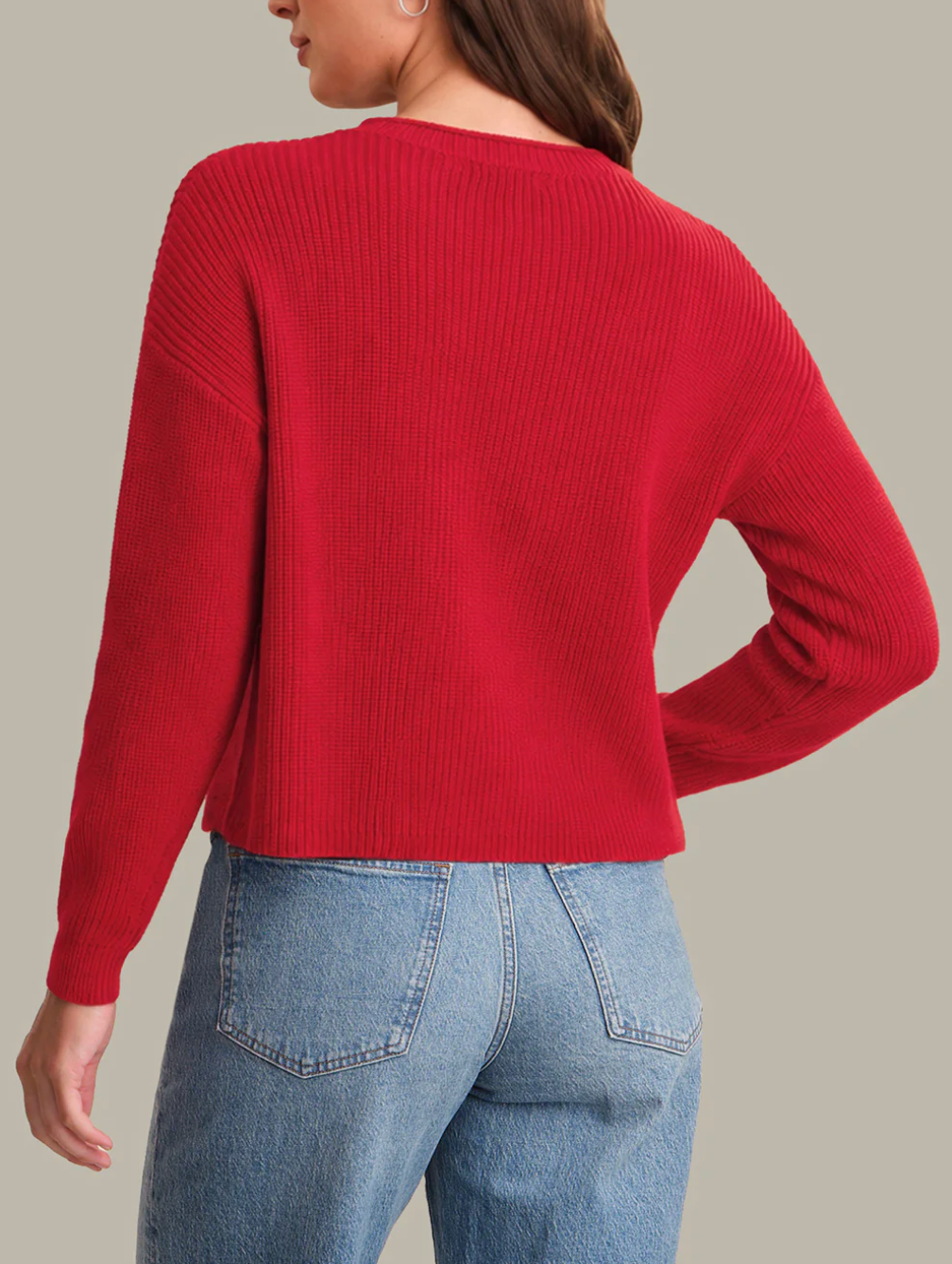 525 AMERICA DAPHNE CROPPED PULLOVER