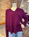 ALASHAN CASHMERE DEVIN HI LOW V NECK