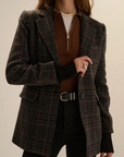 FAVORITE DAUGHTER THE PLAID CITY BLAZER