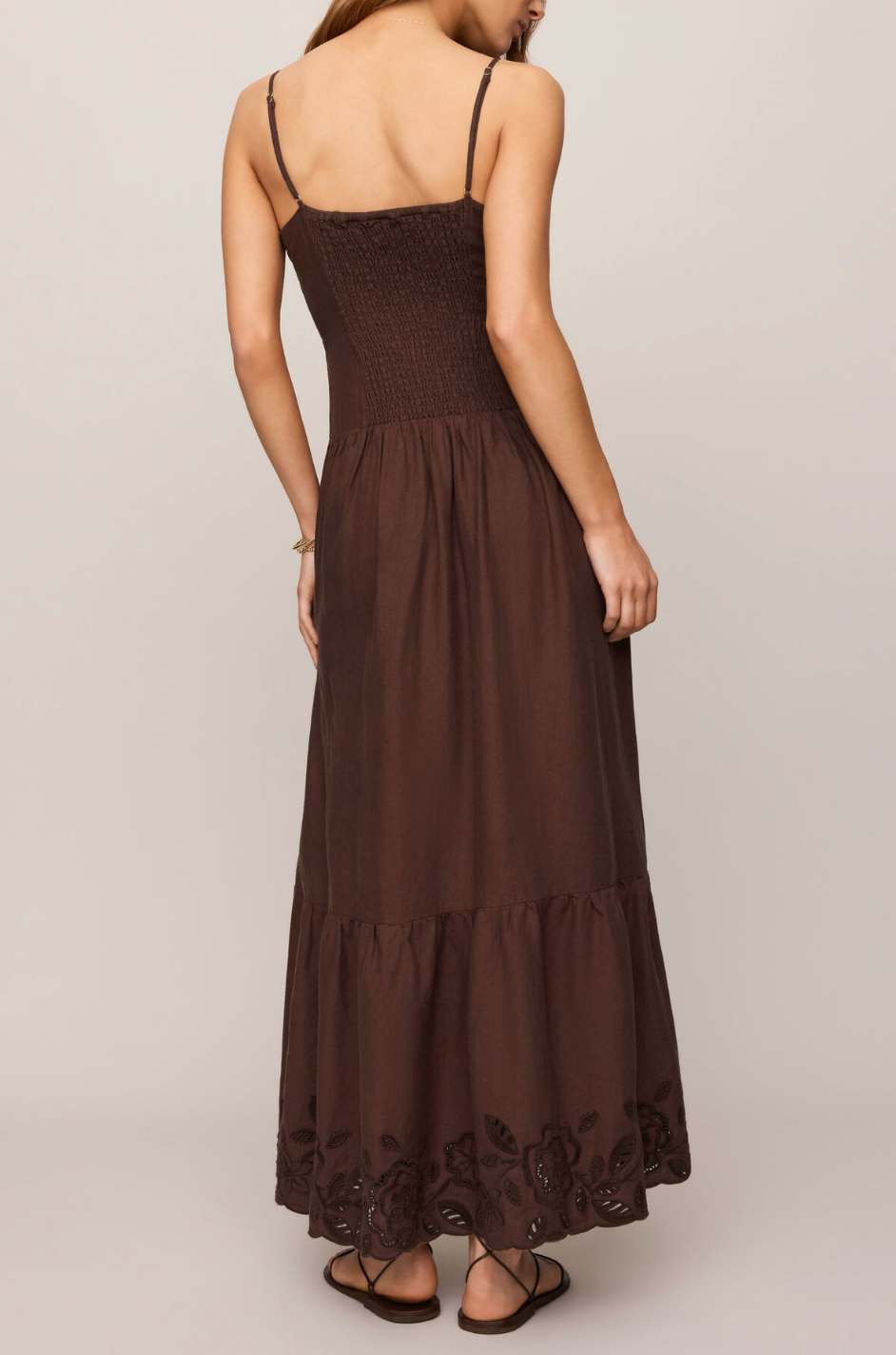 Z SUPPLY ESTI EMBROIDERED MAXI DRESS