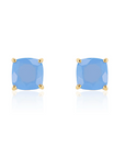 ELLI PARR EMMY STUDS-BLUE CHALCEDONY